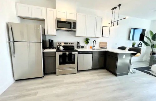 Elizabeth Appartement | Luxe Studio Queen-mins to NYC, EWR, PRU, NJPAC,Dwntwn Newark,MetLife