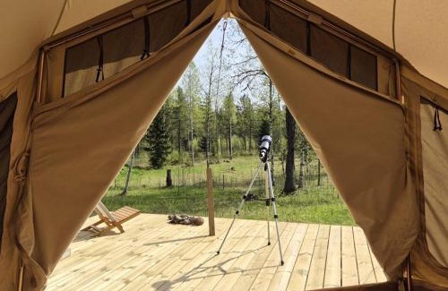 Grythyttan Autre | Luxe tent met uitzicht op het bos en met Sauna en hottub
