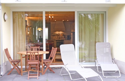 Alt Gaarz Appartement | luxueuse maisonnette aimante près de la plage avec terrasse piscine sauna cheminée