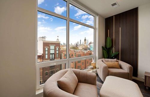 Pulaski Park Appartement | Luxury 2BD-2BA View-Gym-Rooftop
