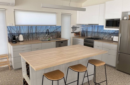 Nepean Bay Maison | Luxe 4 chambres 4 salles de bain Beach Front Home WiFi gratuit vues à Kingscote