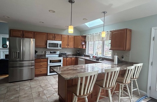 Fortunes Rocks Maison | Luxury 4 bedroom house in Biddeford, walk to Fortunes Rock Beach, private pool.