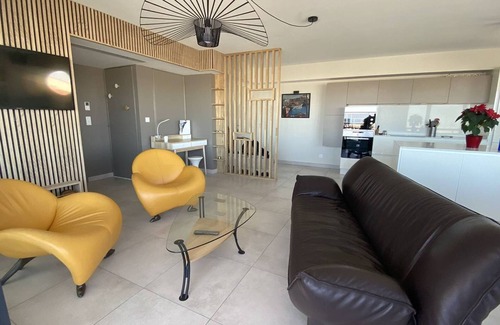 Le Port Appartement | Appartement de luxe 4 étoiles avec climatisation et parking à Canet-Plage