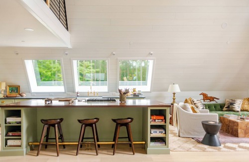 Margaretville Maison | Luxury Catskills A-Frame with Hiking Trails
