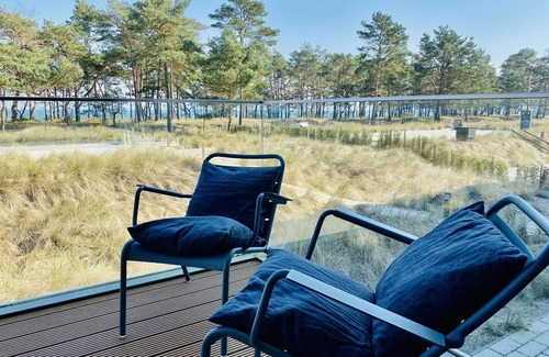 Prora Appartement | Luxury accommodation Rügenloft 4 in Prora Düne 7 with private sauna and fireplace