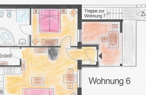 Rhoden Appartement | Appartement avec bain à remous privé et cheminée - utilisation de l'espace de bien-être incl.