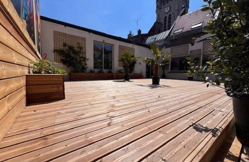 Douai Appartement | Luxury apartment in Douai center with wifi, air conditioning, and terrace