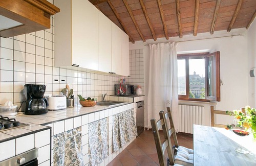 Siena Maison | Appartement de luxe en villa toscane avec piscine : Vue privée sur Sienne !