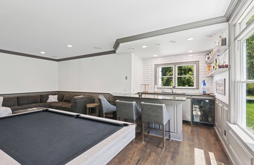 Smithtown Maison | Luxury Estate w. Heated Pool, Movie Theater & Resort Yard! Minutes to Ryder Cup