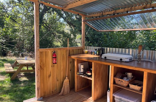 Laparrouquial Location De VR | Luxury family bell tent with pool, South West France
