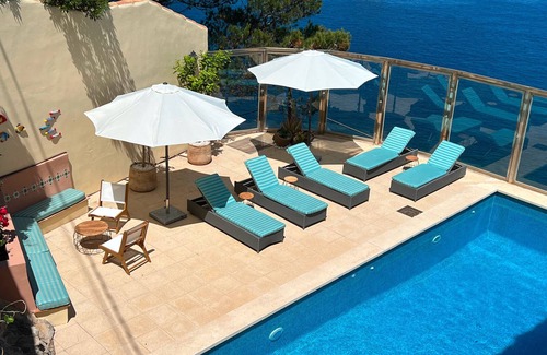 Soller Villa | Belle villa familiale avec vue imprenable sur la mer et piscine privée