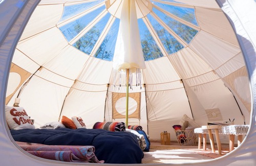 Buffalo Mills Station Balnéaire | Luxury Glamping Yurt at River Mountain-Near Lodge