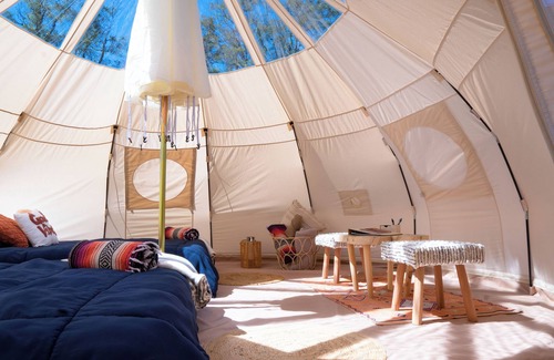 Buffalo Mills Station Balnéaire | Luxury Glamping Yurt at River Mountain-Near Lodge