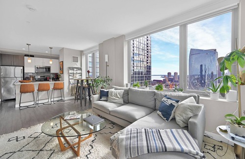 West End Appartement | Luxury high floor 1-bedroom apartment in Boston with amenities