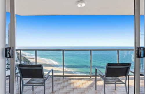 Surfers Paradise Appartement | Luxury High Floor Ocean View 2Bed 2Bath Apt