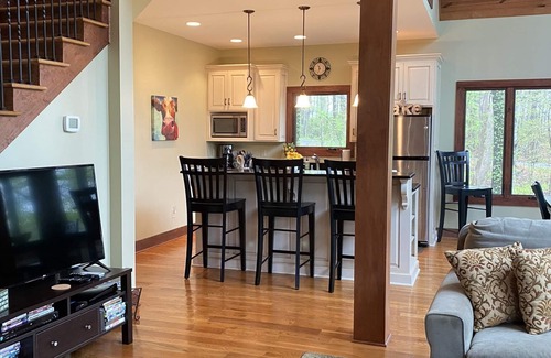 Scottsville Maison | Luxury Lake House w/ DIRECT Lake access Dock Tennis/Pickleball/Basketball Court.