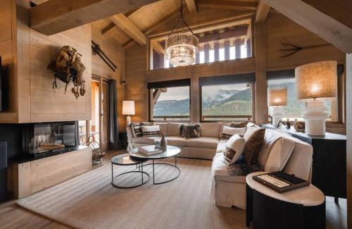 Megeve Chalet De Ski | Luxury Megève Chalet, sleeps 8 with Mountain Views and Jacuzzi