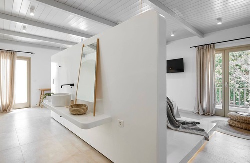 Adamas Villa | Luxury Milos Apartment Suite | Exclusive Suite with Indoor Heated Jacuzzi | Adamanta