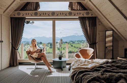 Bialy Dunajec Chalet De Ski | Luxury mountain chalet, wooden house, Tatra Bjerge View, tatra mountains