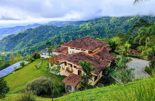 Ciudad Cortes Maison | Montagne de Prestige Villa avec vue époustouflante sur l'océan Pacifique