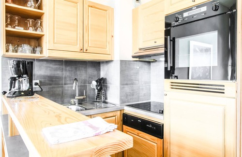 Flaine Appartement | T3 penthouse de luxe orienté sud avec cheminée