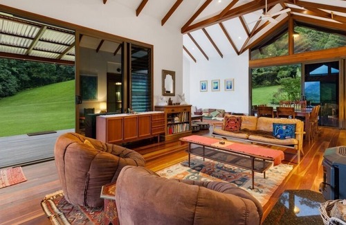 Main Arm Maison | Luxury Private Retreat Near Mullumbimby, Fireplace