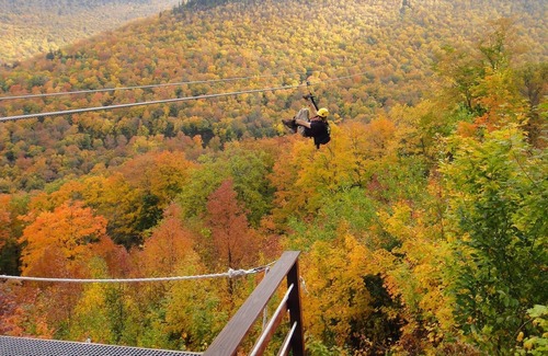 Hunter Copropriété | Luxury Retreat on Hunter Mountain w/ Hot Tub, Sauna, Pool, Zipline, Hike