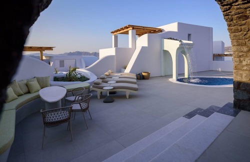 Akrotiri Villa | Luxury Santorini Villa | Villa Azure Aura | 4 Bedrooms | Private Pool & Stunning Caldera Views| Akrotiri