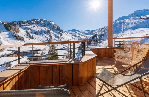 Avoriaz Chalet De Ski | Chalet Haut de Gamme à Avoriaz - 11 Pers, Ski-in/Ski-out, Sauna, Terrasses Panoramiques, Service Premium