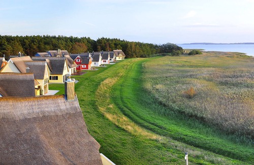 Juliusruh Maison | Chaumière de Prestige dans un endroit fantastique sur Breeger Bodden, la plage, cheminée, cabine infrarouge