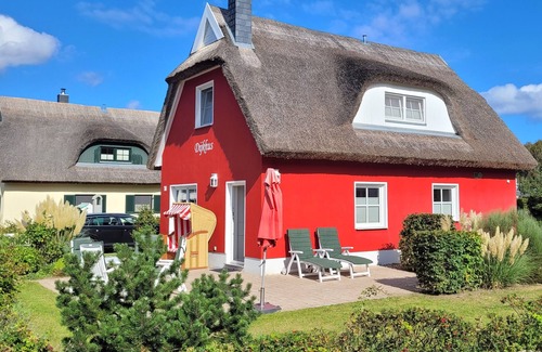 Juliusruh Maison | Chaumière de Prestige dans un endroit fantastique sur Breeger Bodden, la plage, cheminée, cabine infrarouge