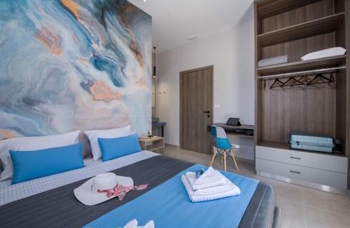 Kato Stalos Villa | Luxury Villa Eva-Mari with jacuzzi, 50m from the beach