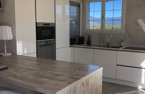 Serra-di-Fiumorbo Villa | Villa de luxe -piscine privée chauffée-vue montagne à 5 min de la mer-4 ch -2SDB