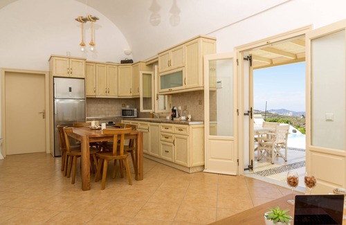 Santorini Villa | Villa de luxe avec piscine privée, coucher de soleil et vue sur la caldeira