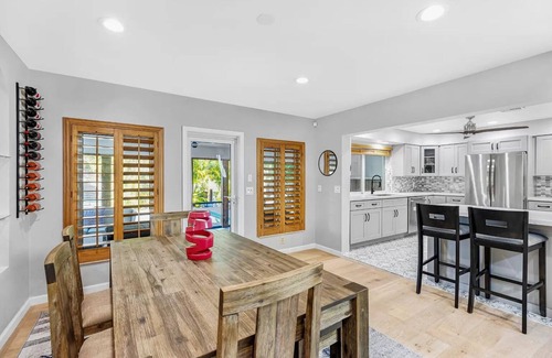 Hendricks and Venice Isles Maison | Luxury Waterfront bungalow off Las Olas with private pool and 50 foot dock