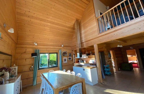 Kolczewo Maison | Idyllique maison en bois de luxe avec un grand jardin au milieu de la nature, avec sauna