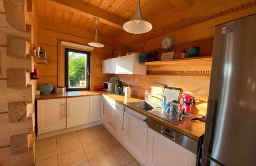 Kolczewo Maison | Idyllique maison en bois de luxe avec un grand jardin au milieu de la nature, avec sauna