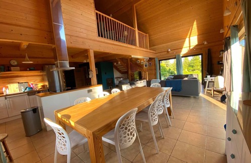 Kolczewo Maison | Idyllique maison en bois de luxe avec un grand jardin au milieu de la nature, avec sauna