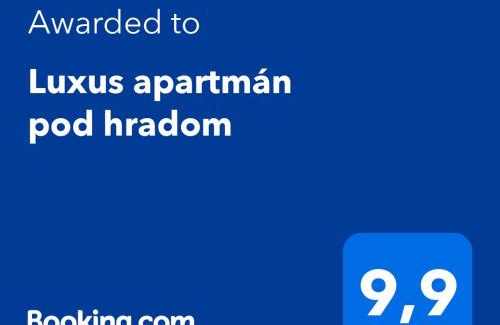 Kezmarok Appartement | Luxus apartmán pod hradom