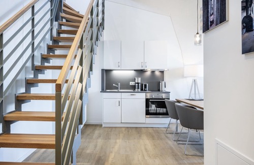 Wismar Appartement | Luxus-apartment mit Galerieschlafzimmer, Dachterrasse und Einmaligem Hafenblick!