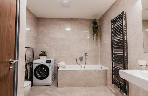 Brno-stred Appartement | Luxusní zahradní rezidence - 3 min od centra, 2 ložnice, zahrada, 117 m2