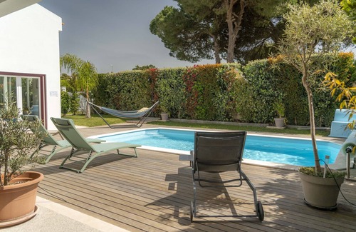 Aldeia do Meco Villa | LVPremier LA2- piscine, climatisation, jardin, vue mer