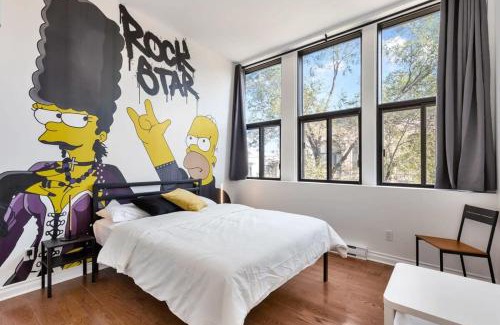 Milton Park Appartement | M11 The Simpsons Suite 3BR in The Heart of MTL