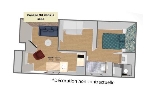 Amiens Appartement | Magic Circus, 3 couchages séjour dépaysant