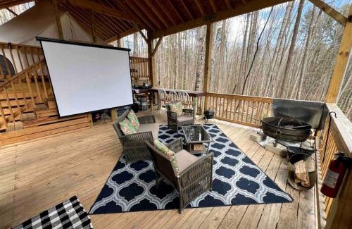 Traphill Autre | Magical Glamping Tent in the Woods near Stone Mountain State Park, North Carolina
