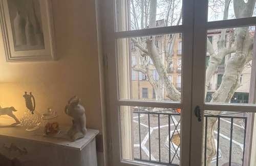 Ceret Appartement | Magnifique appartement donnant accès direct sur la place des 9 jets à CERET.