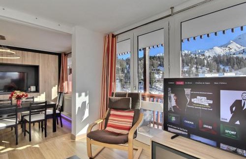 Plagne Centre Appartement | Magnifique appartement rénové avec balcon et WiFi - FR-1-455-47