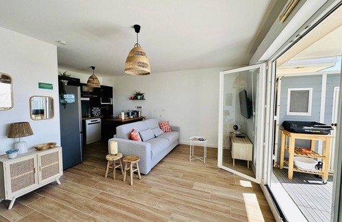 Biscarrosse Plage Appartement | Magnifique T2 avec Terrasse avec vue imprénable sur la Dune Océane (210)