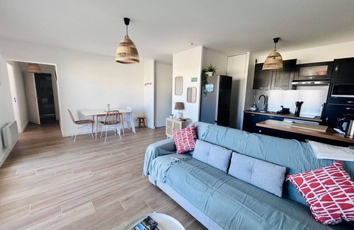 Biscarrosse Plage Appartement | Magnifique T2 avec Terrasse avec vue imprénable sur la Dune Océane (210)
