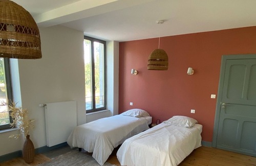 Le Temple-sur-Lot Maison | Maison à la Campagne Avec Grande Pièce à Vivre, Idéal Pour les Familles